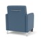Lesro Siena Lounge Reception Guest Chair w/ Front Casters, 27 in W 29.5 in L 32.5 in H SN1101 - alternate 3